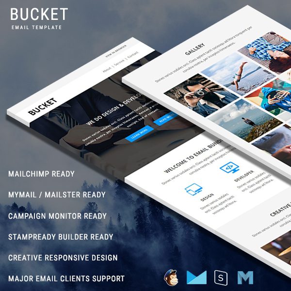 Bucket - Responsive Email Template