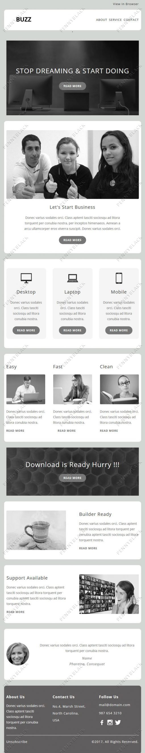 Buzz Responsive Email Template Pennyblack Templates Buzz Responsive Email Template Pennyblack Templates