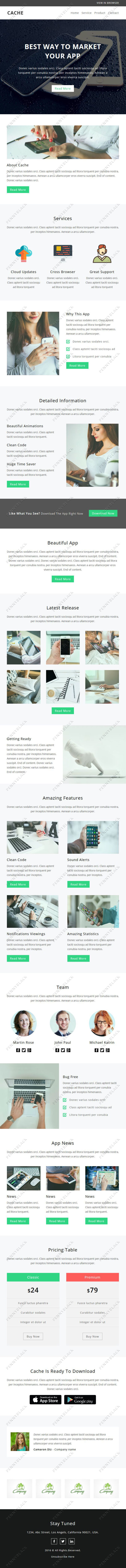 Cache - Responsive Email Template