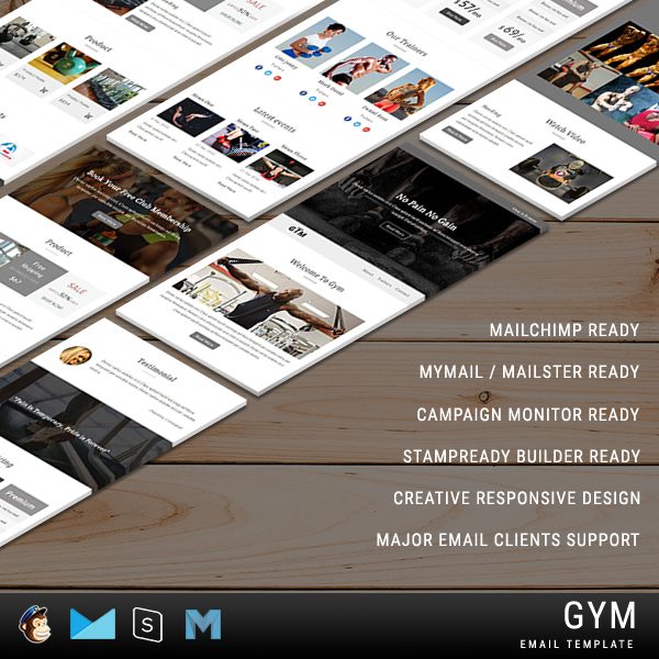 Gym - Responsive Email Template