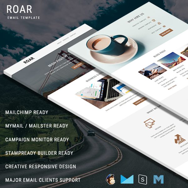 Roar - Responsive Email Template
