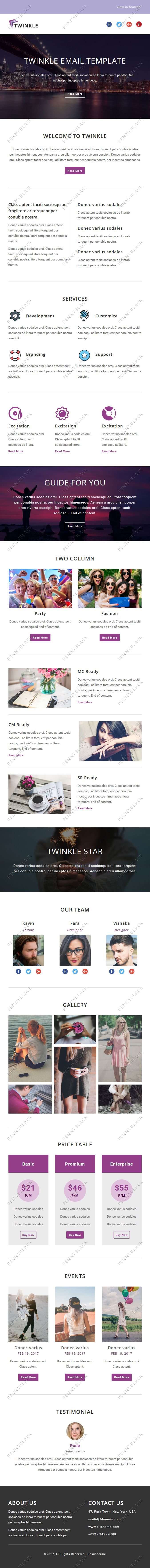 Twinkle - Responsive Email Template