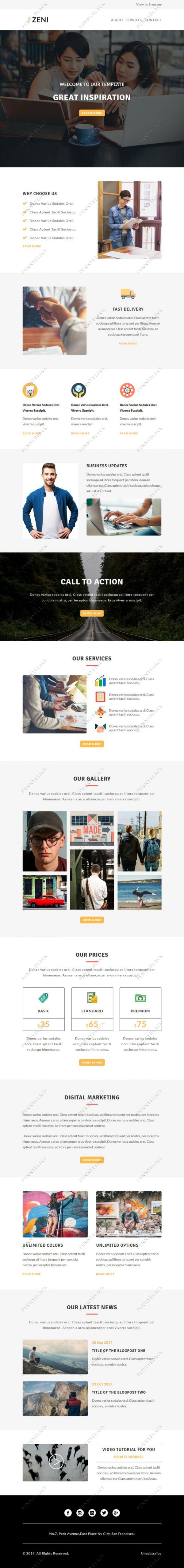Zeni - Responsive Email Template