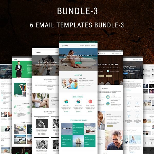 6 Email Templates Bundle - 3