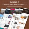 6 Newsletter Templates Bundle - 7