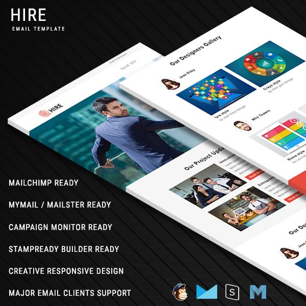 Hire - Responsive Email Template