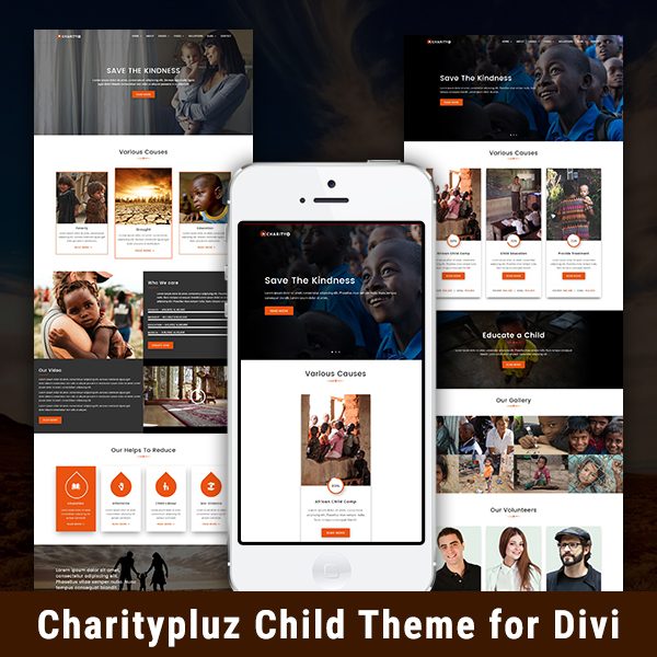 Charitypluz - WordPress Child Theme for Divi