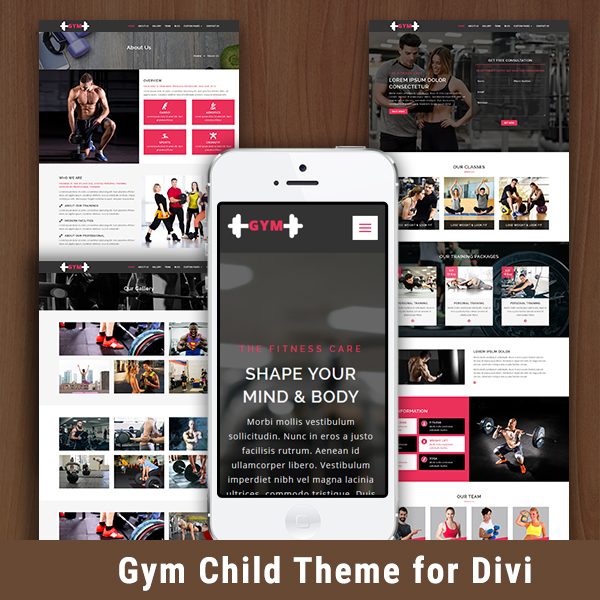 GYM - Child Theme for Divi