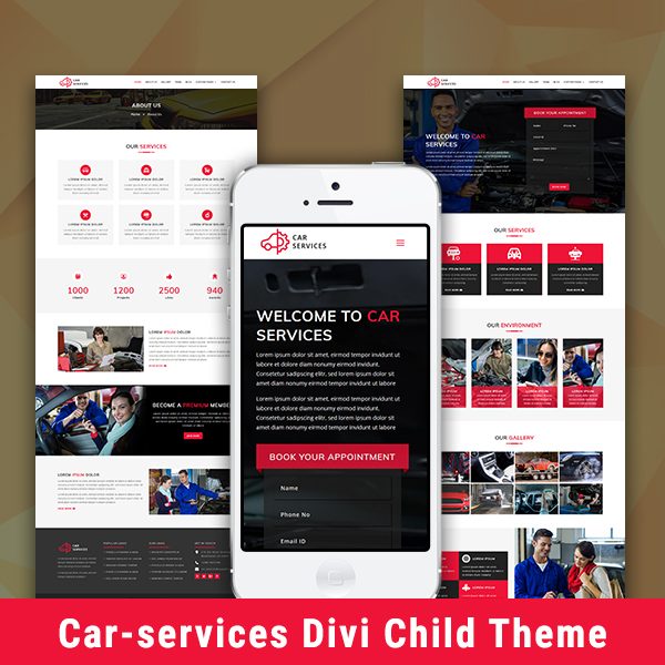 Car Services - Child Theme for Divi