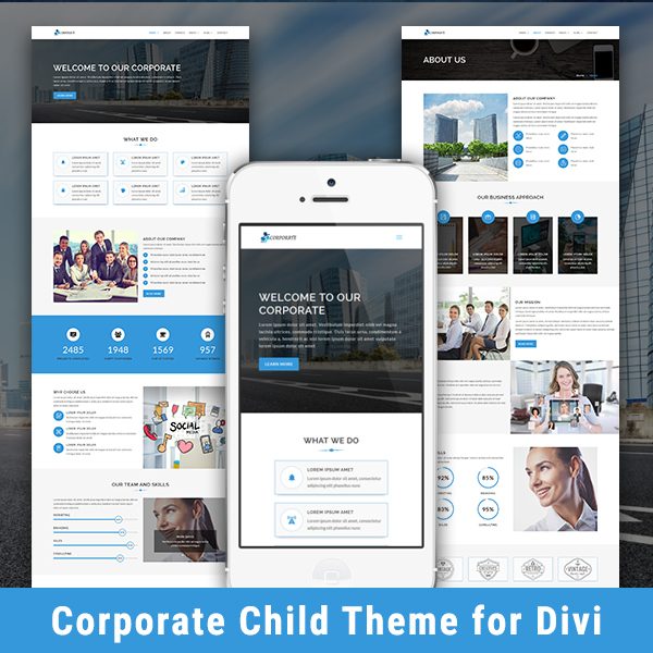 Corporate – Divi Child Theme