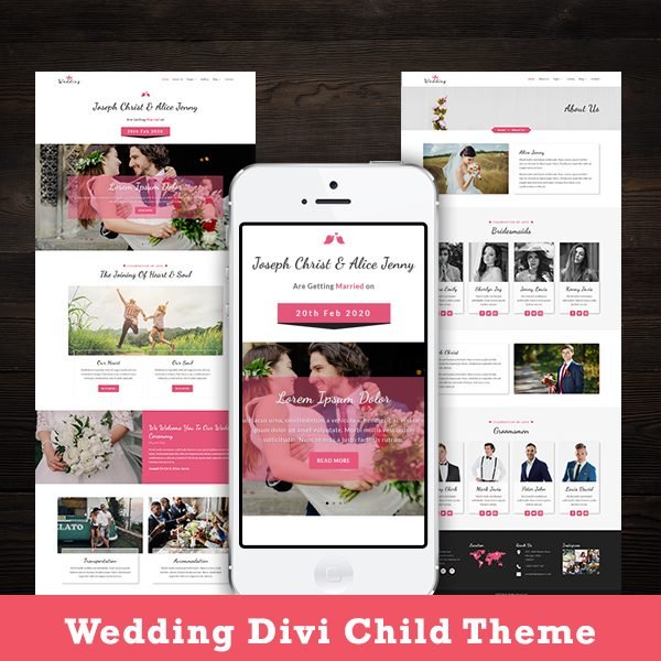 Wedding - Divi Child Theme