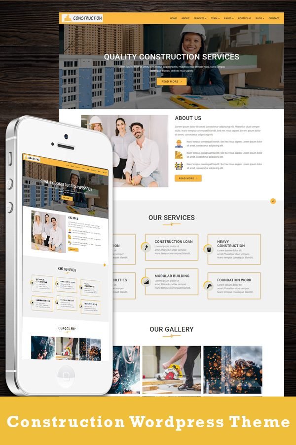 iConstruction - Construction & Realestate Wordpress Theme