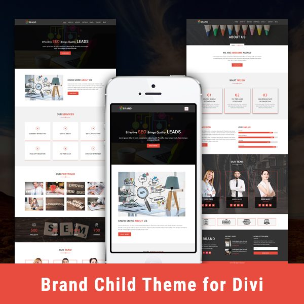 Brand - Child Theme for Divi