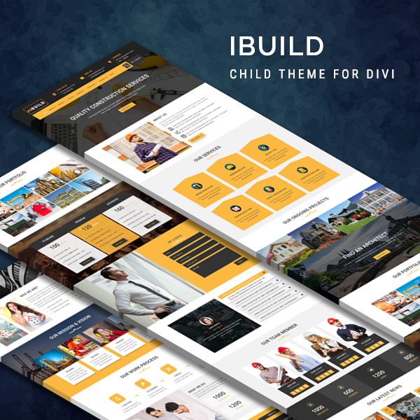 iBuild - Construction Child Theme for Divi