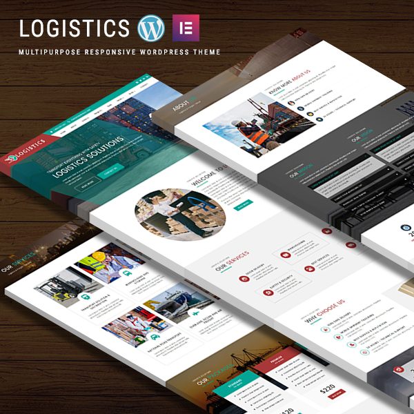 Logistics - WordPress Theme Built on Elementor Builder