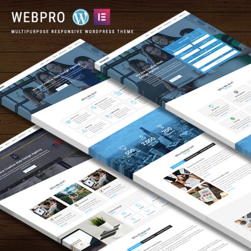 WebPro - Corporate WordPress Theme using Elementor Builder