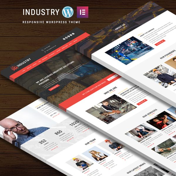 Industry - Elementor WordPress Theme