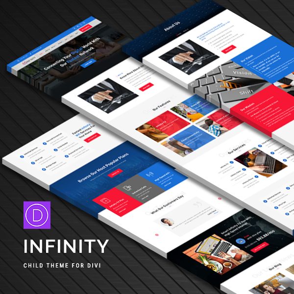 Infinity – WooCommerce Divi Child Theme for Telecom & Broadband
