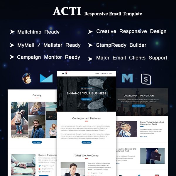 Acti - Multipurpose Responsive Email Template