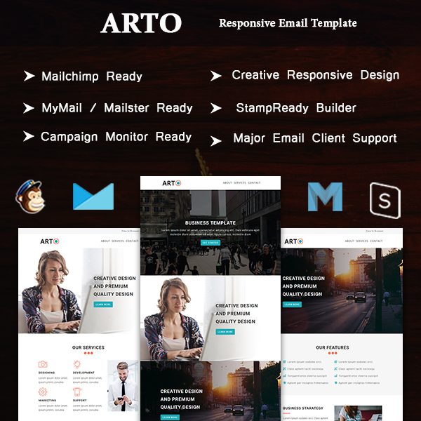 Arto - Multipurpose Responsive Email Template