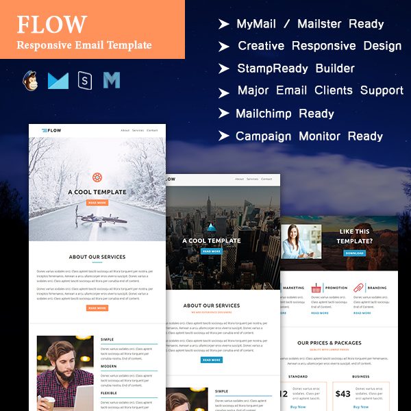 Flow - Multipurpose Responsive Email Template