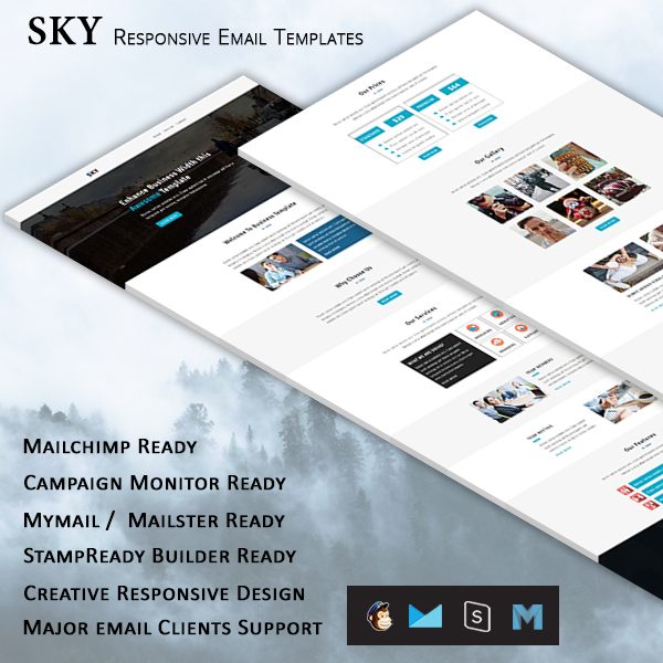 Sky - Multipurpose Responsive Email Template
