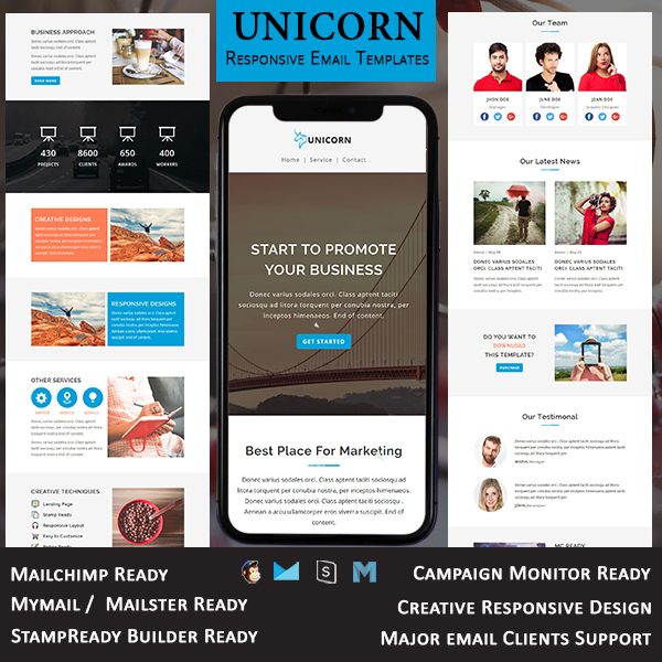 Unicorn - Multipurpose Responsive Email Template