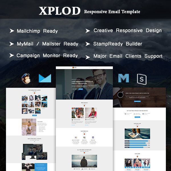 Xplod - Multipurpose Responsive Email Template