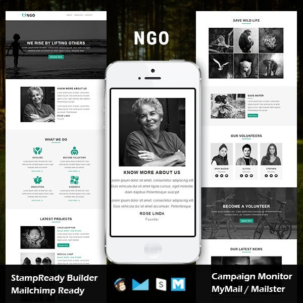 NGO - Multipurpose Responsive Email Template