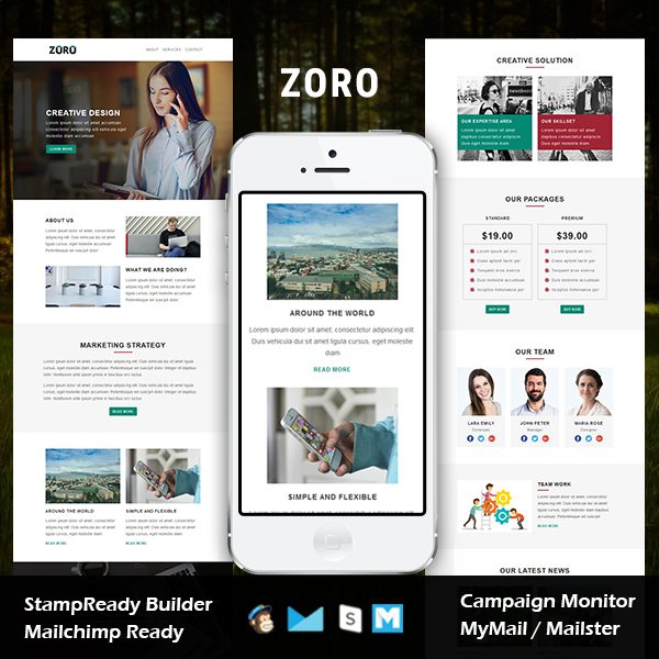Zoro - Multipurpose Responsive Email Template
