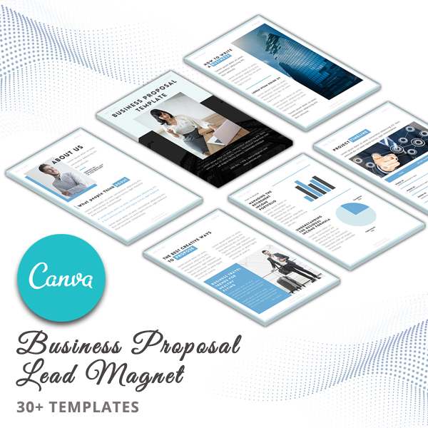 Business Proposal Lead Magnet -  Canva Templates