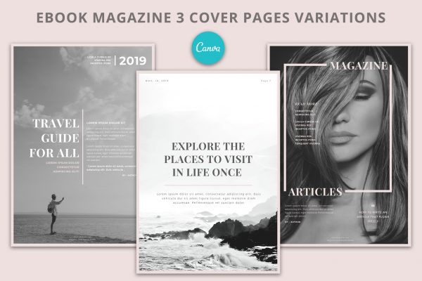 Canva - Magazine Ebook Templates