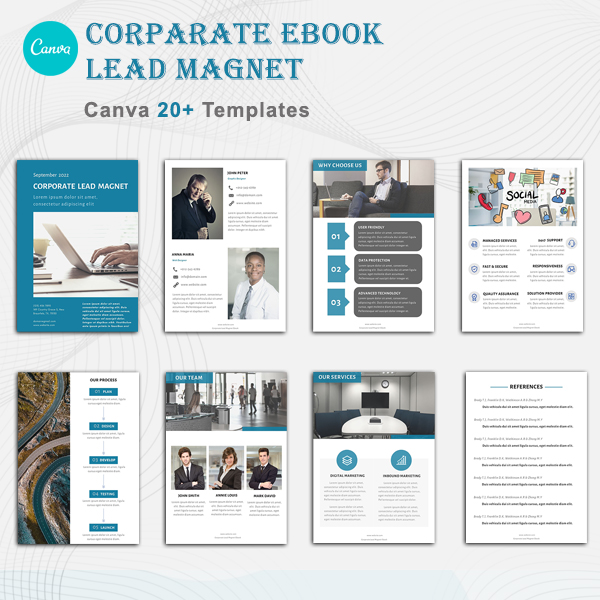 Canva - Corporate Ebook Templates