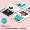 Canva - Minimal Magazine Ebook Template