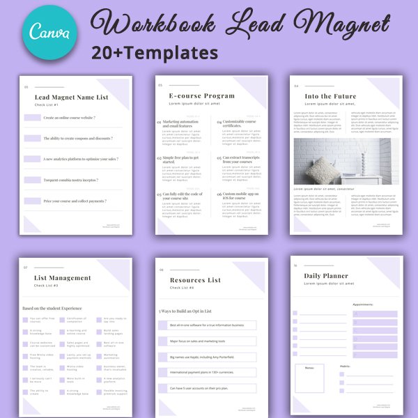 Workbook Lead Magnet - Canva