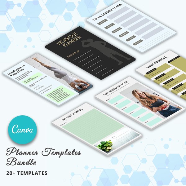 Planner Canva Templates Bundle