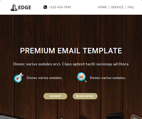6 Email Templates Bundle - 3 -edge