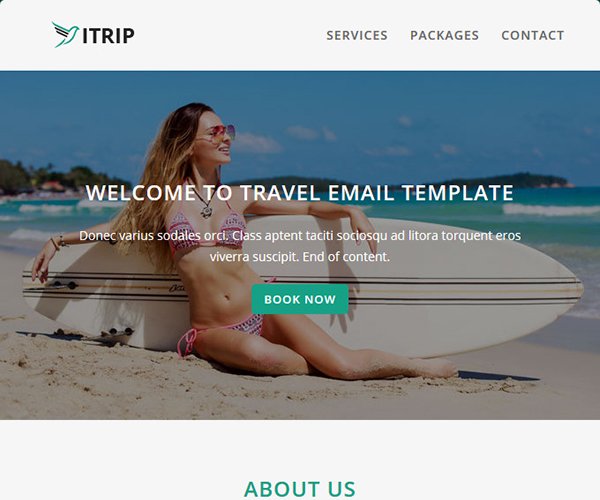 6 Email Templates Bundle - 3 -itrip