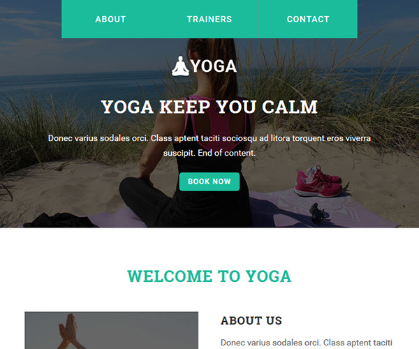 6 Email Templates Bundle - 4 - yoga