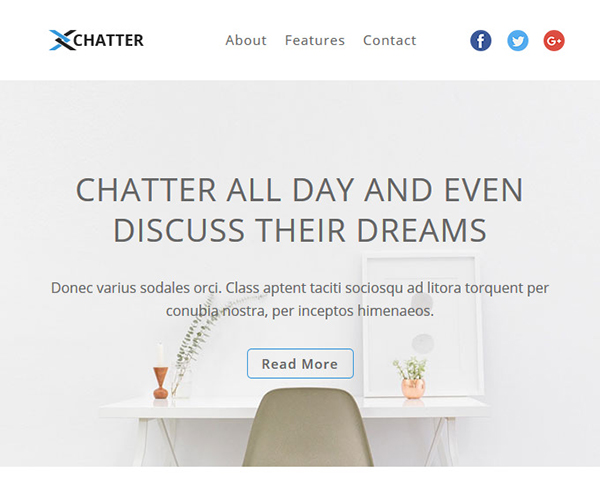 6 Email Templates Bundle - 5 - chatter