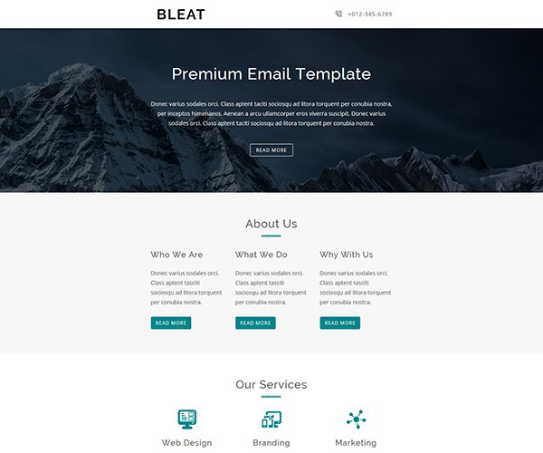 6 Newsletter Templates Bundle - 7-bleat