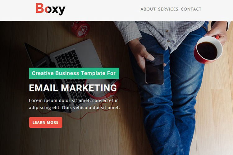 Boxy - Multipurpose Responsive Email Template With Online StampReady Builder Access-demo-1