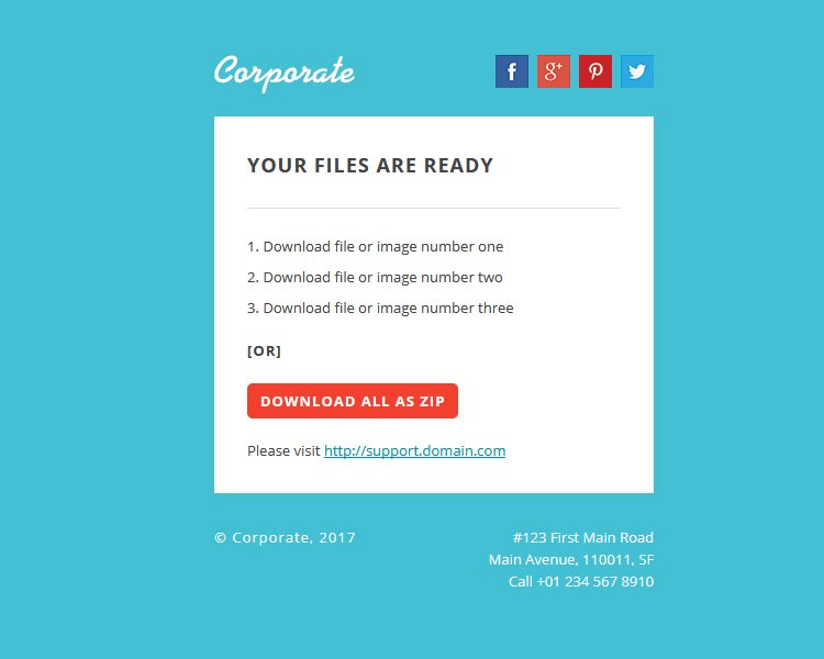 Corporate - responsive email newsletter templates-download-file