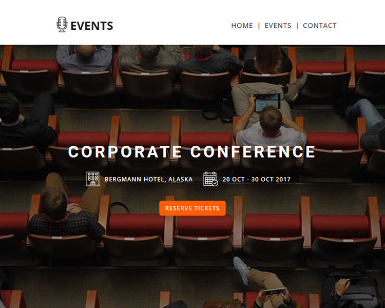 Events - Multipurpose Responsive Email Template With Online StampReady Builder Access-corporate- conference