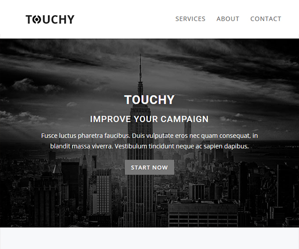 aFresh Multipurpose Email Templates - touchy