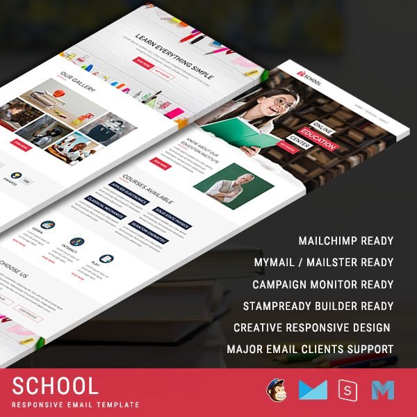 School - Multipurpose Responsive Email Newsletter Template