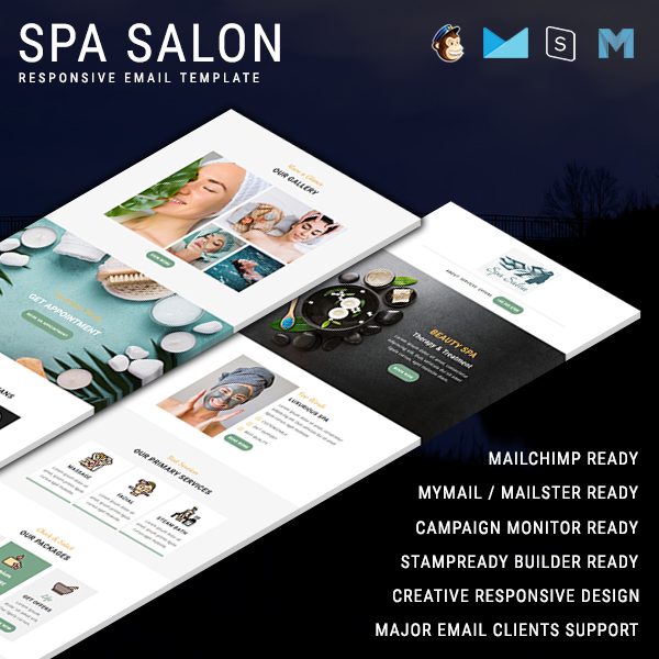 Spa Salon - Multipurpose Responsive Email Newsletter Template