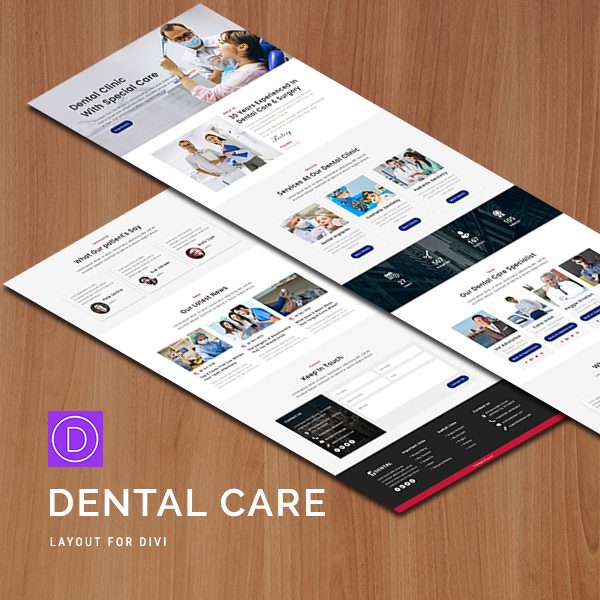 Dental Care - Divi Layout