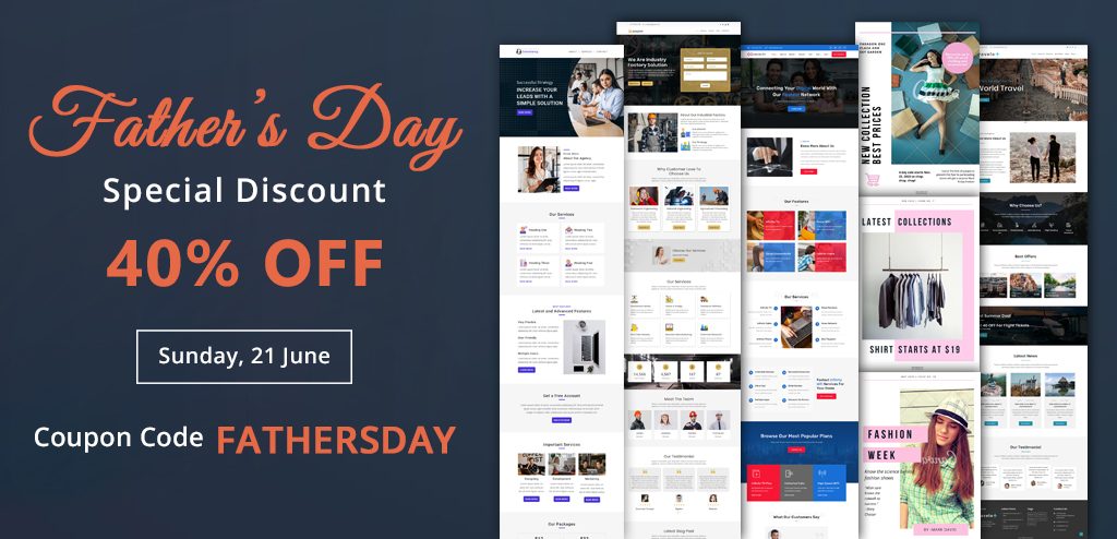 Father's Day Discount Sale - Pennyblack Templates