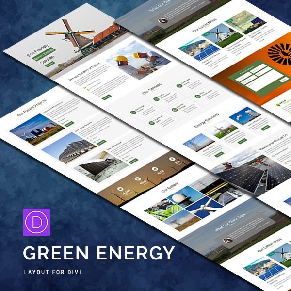 Green Energy - Divi Layout